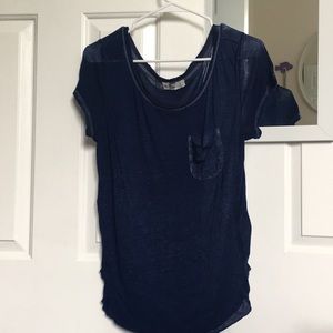 Blue Sheer Hollister Blouse